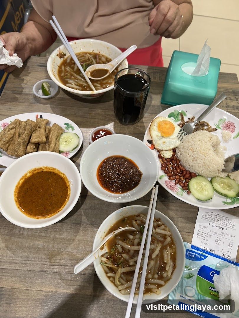 Food Table Spread