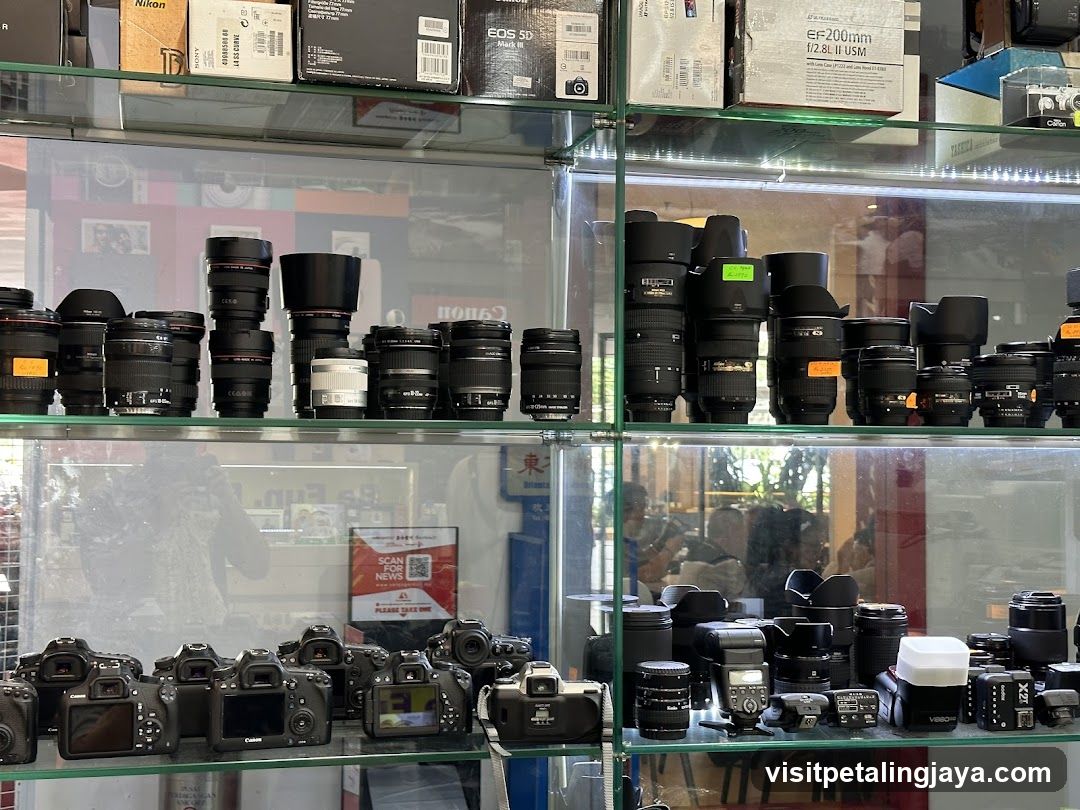 Camera Store Interior Display