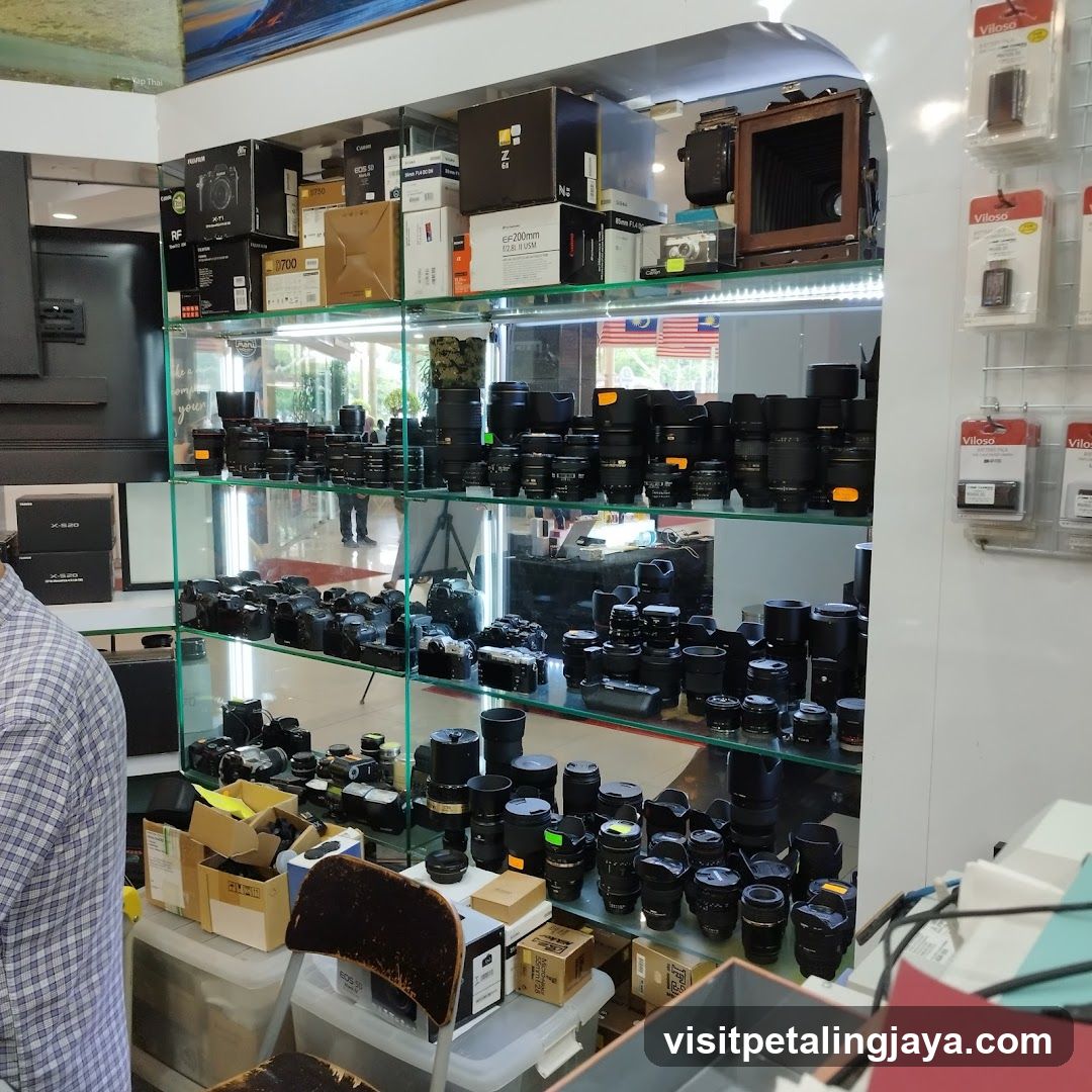 Camera Store Interior Display