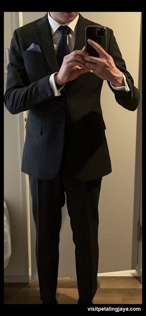 Suit Mirror Selfie