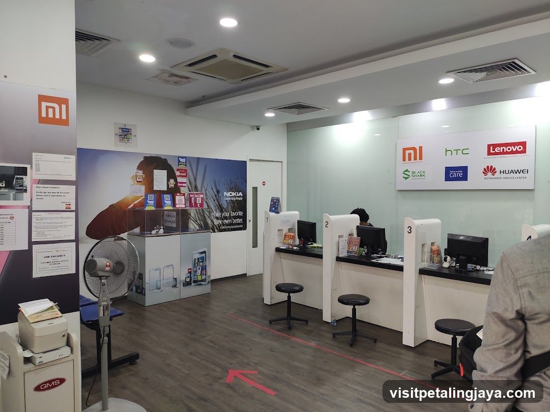 Mobile Phone Store Interior