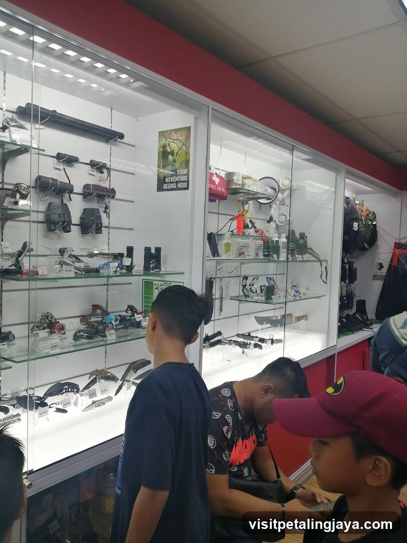Fishing Gear Display Store Interior