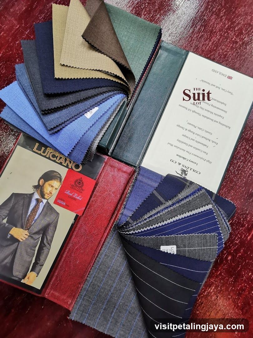 Suit Fabric Swatches and Catalogs