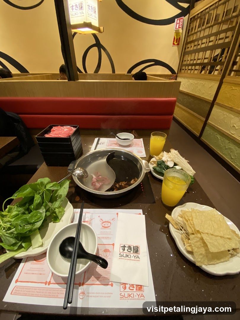 Suki-Ya Hot Pot Meal