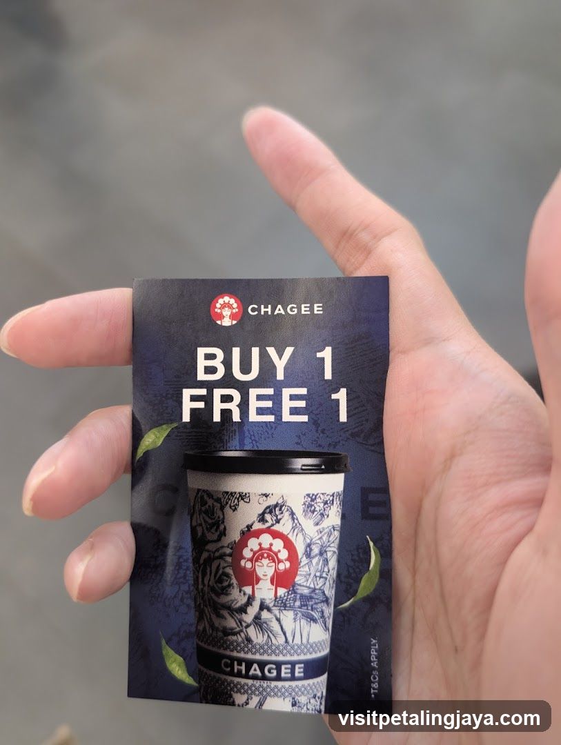 Chagee Buy One Get One Free Card