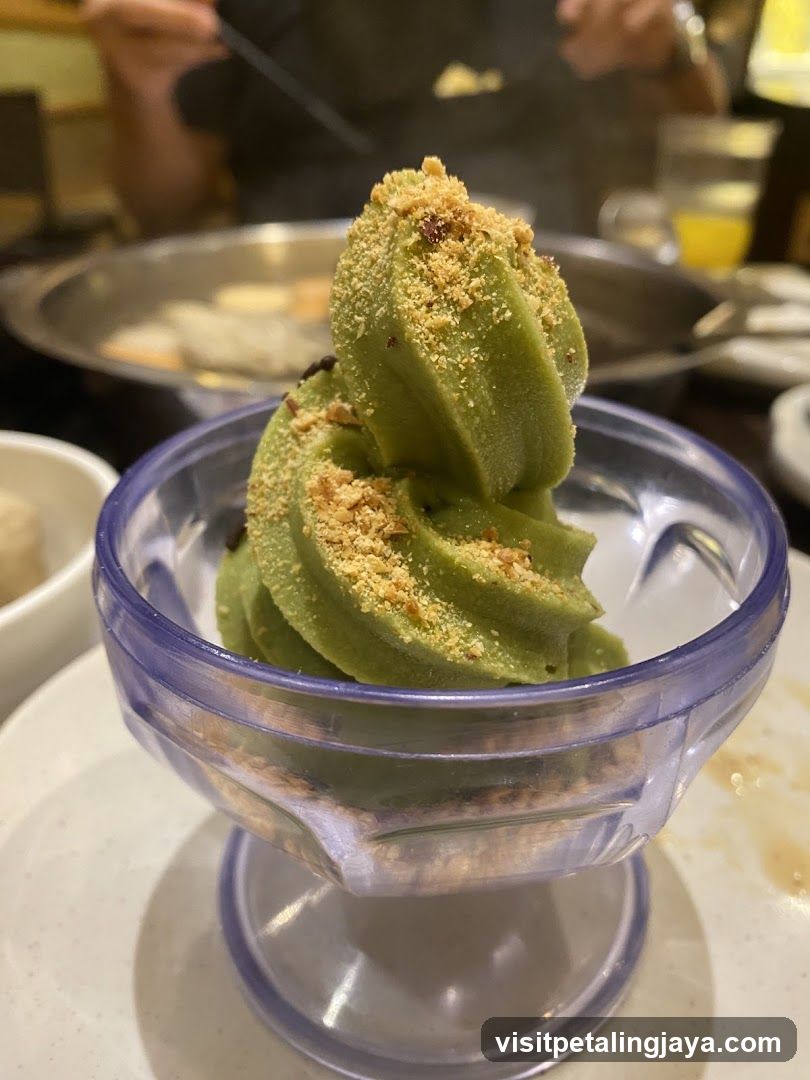 Matcha Ice Cream Dessert