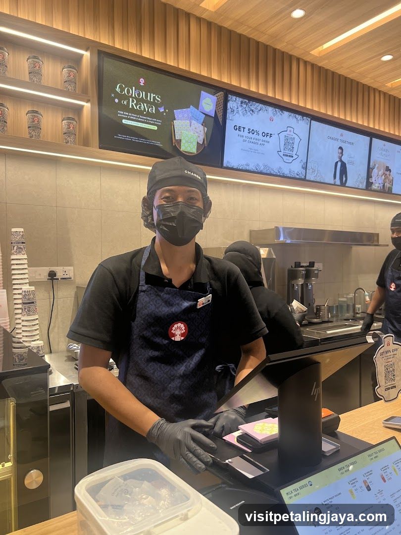 Staff at Coffee Shop Counter