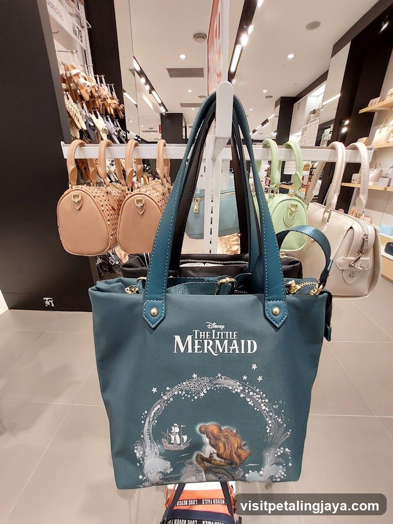 Disney Little Mermaid Tote Bag Display