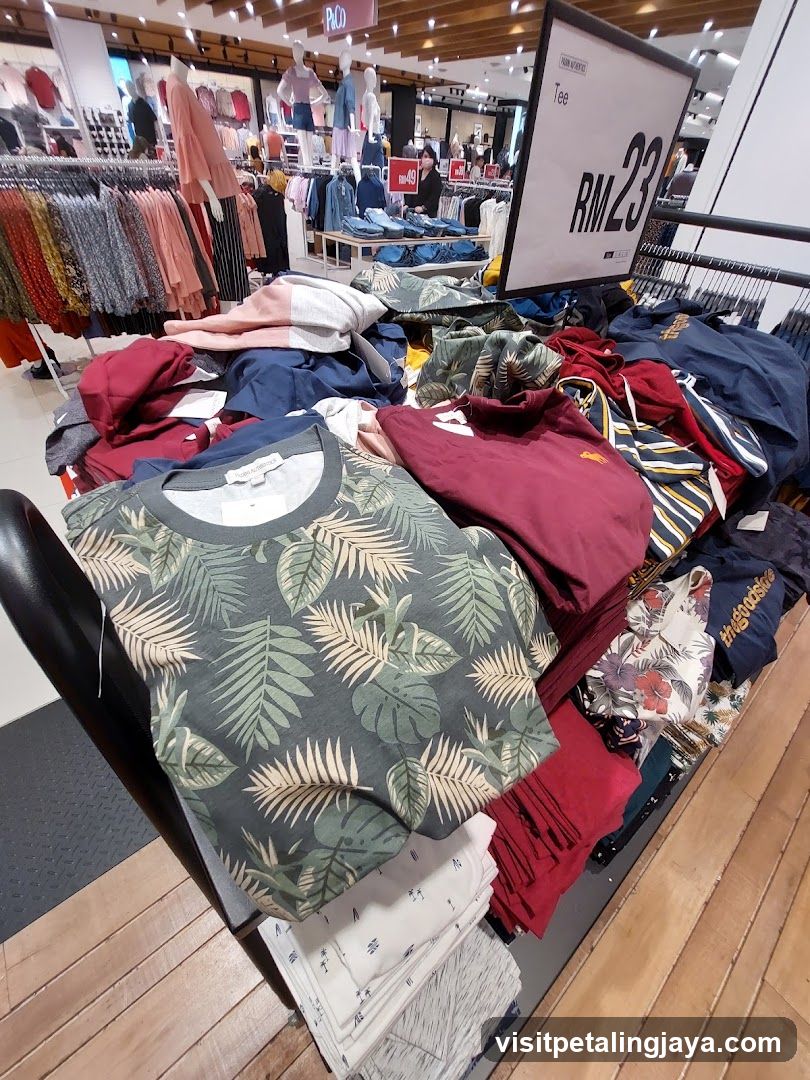Clothing Display in Retail Store