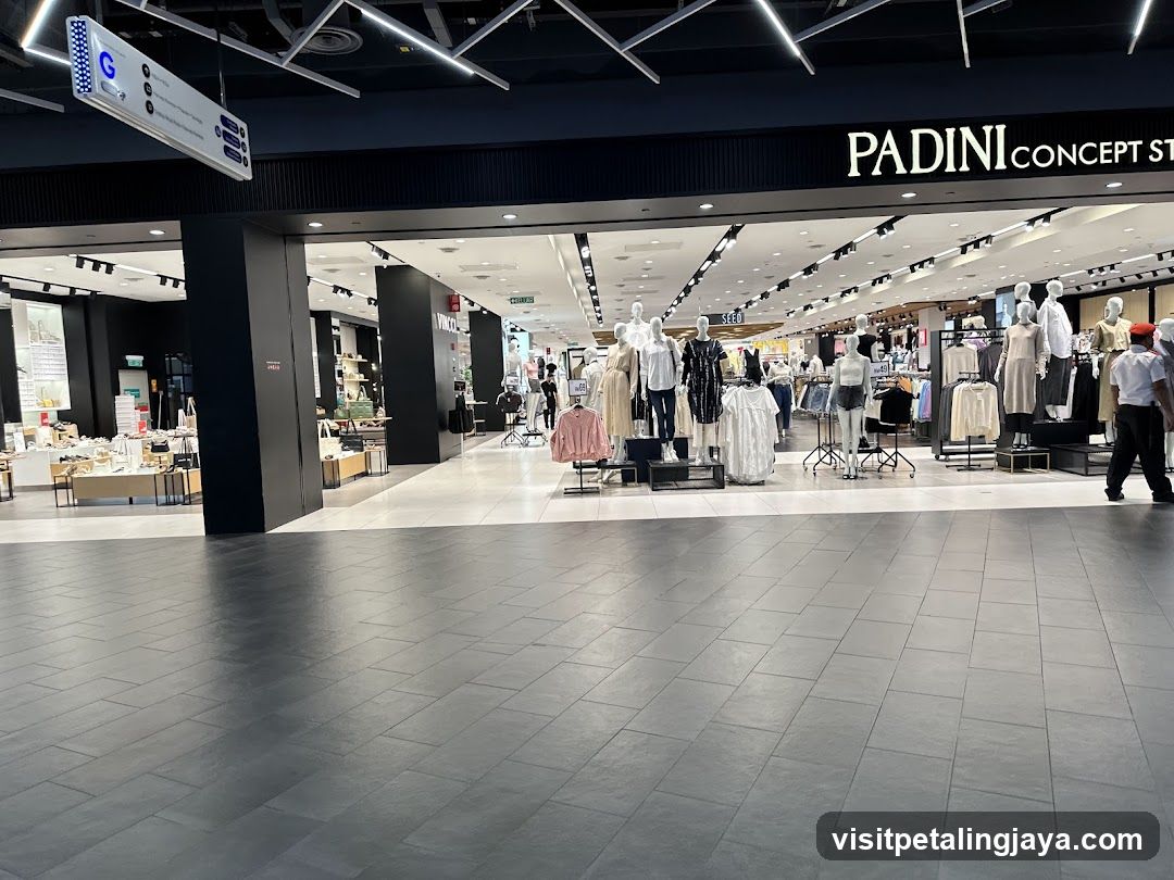 Shopping Mall Interior View
