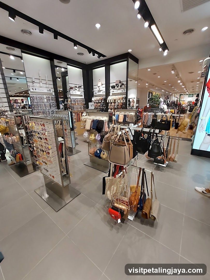 Interior of a retail store