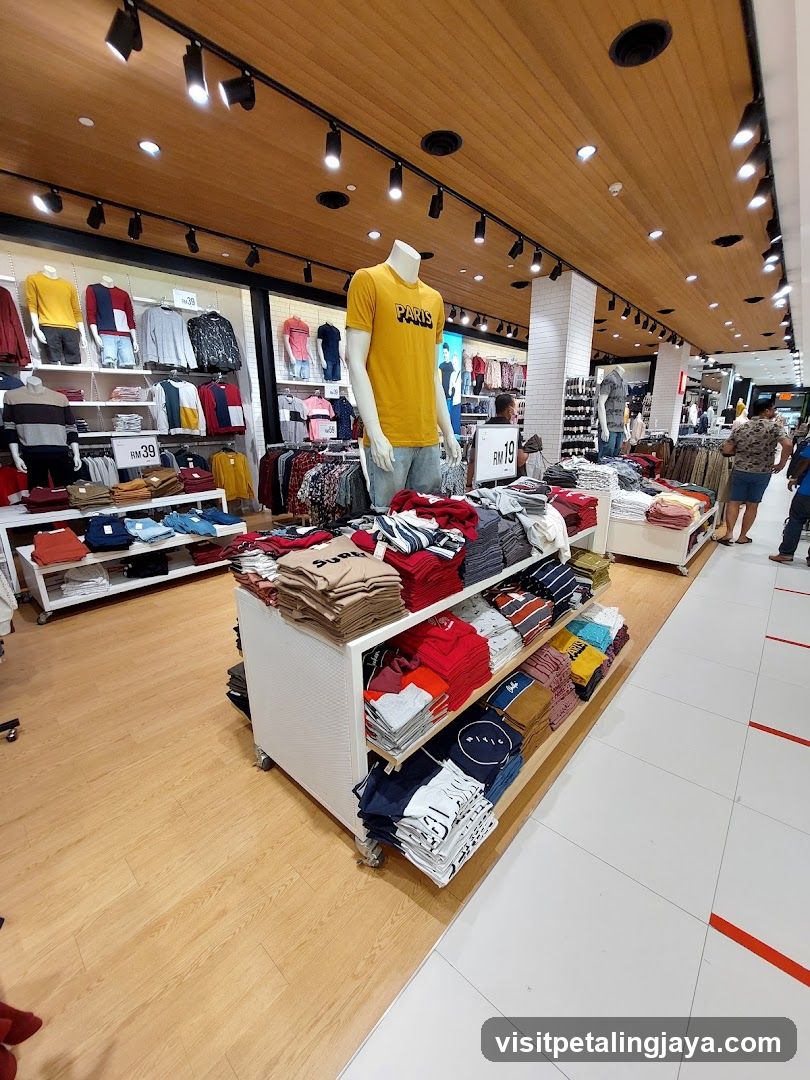 Clothing Store Interior Display