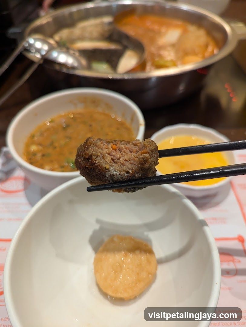 Hot Pot Meal with Meatball