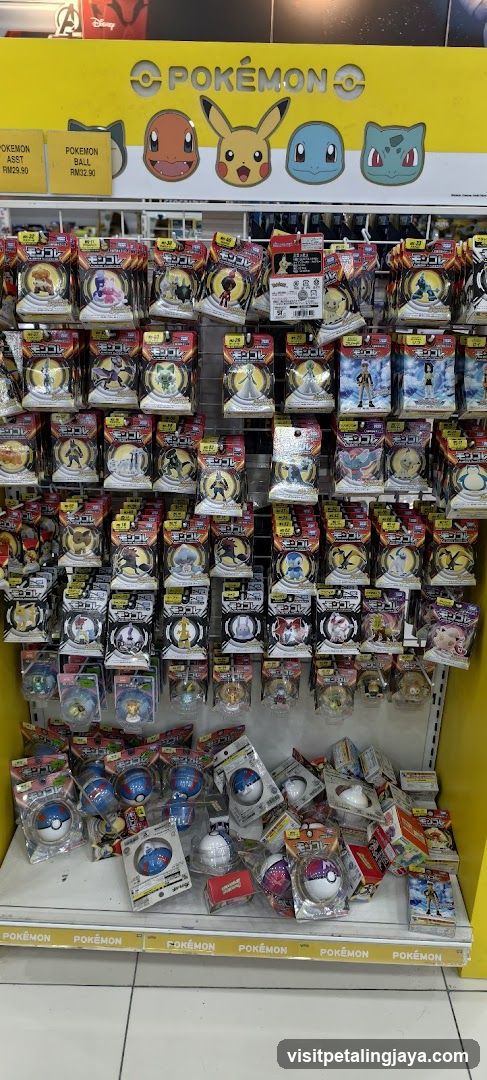 Pokemon Merchandise Display