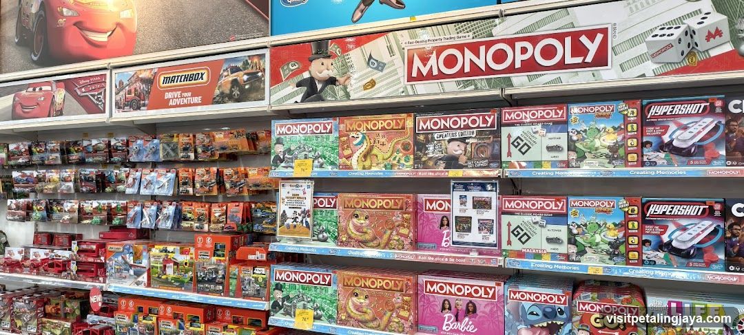 Toy Store Interior Shelf Display