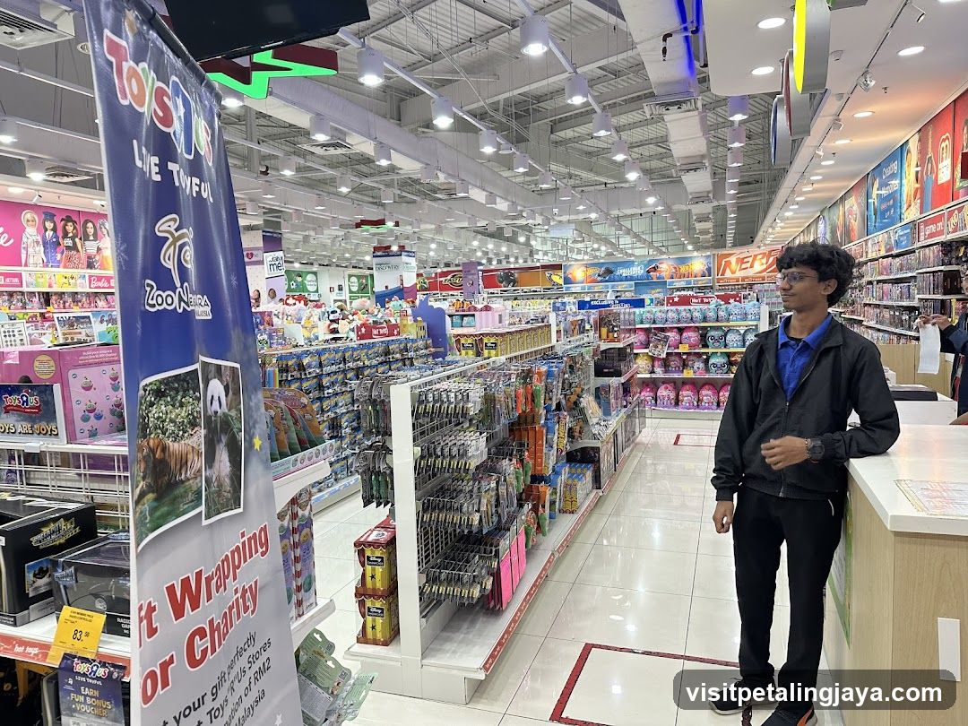 Toy Store Interior with Staff