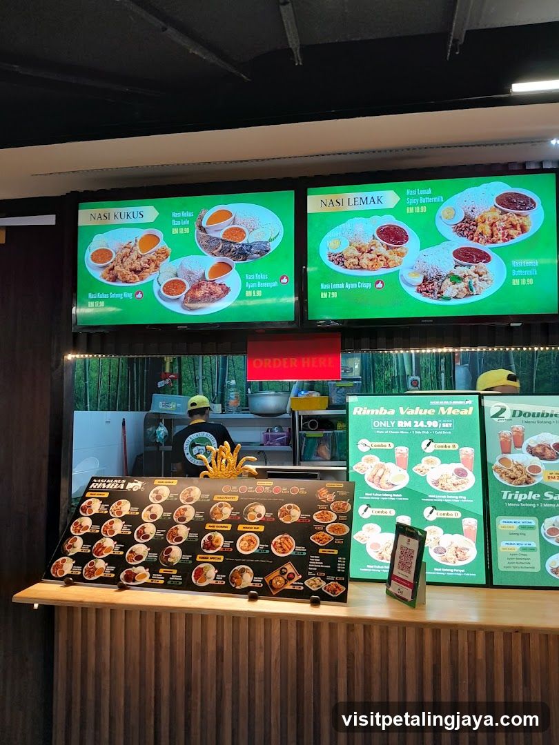 Food Stall Interior View