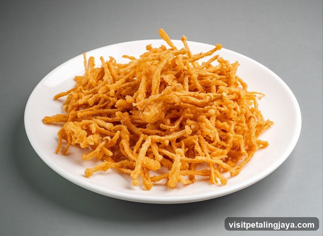 Fried Shredded Food on Plate