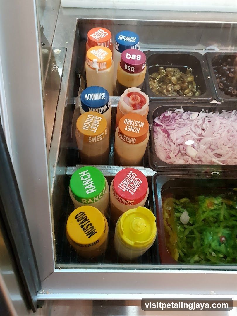 Condiment and Topping Display Case