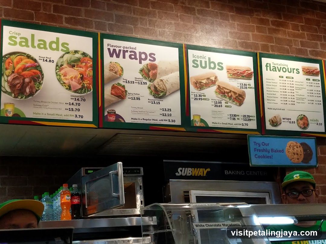 Subway Menu Board