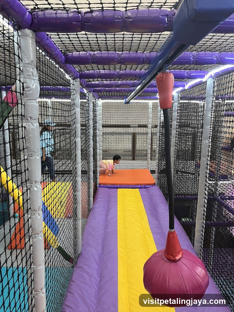 Indoor Play Area with Inflatable Slide