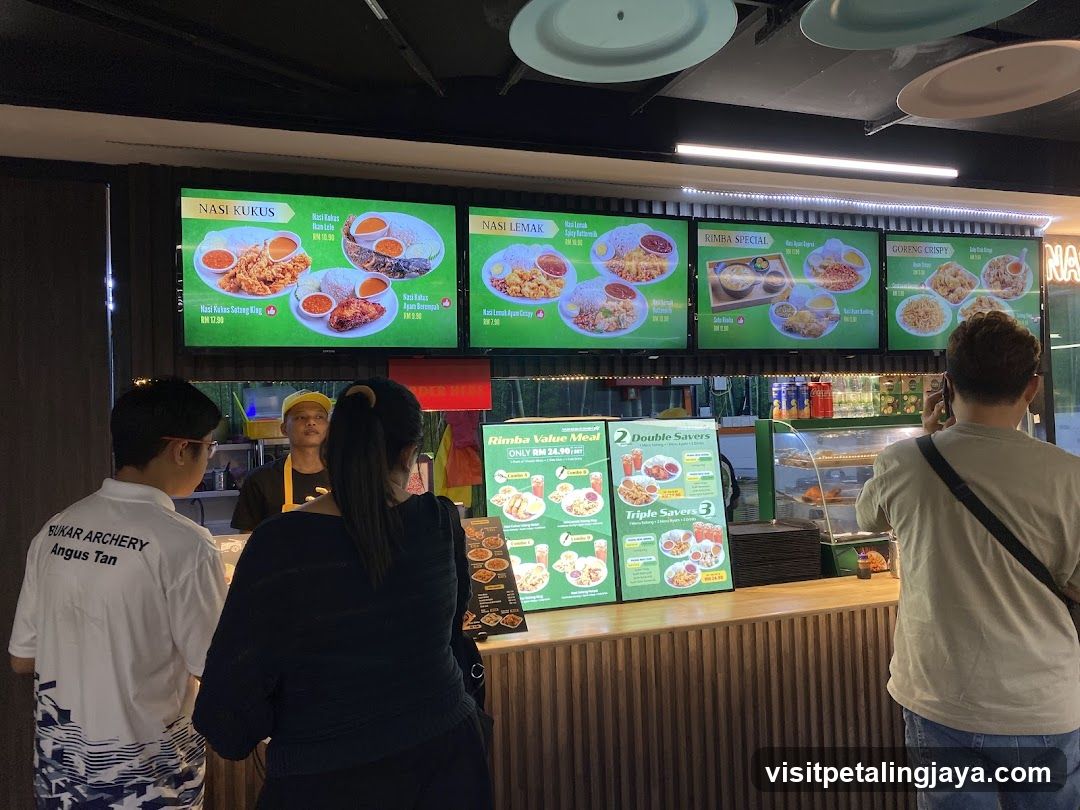 Food Stall Interior View