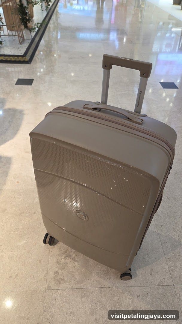Suitcase in a Lobby