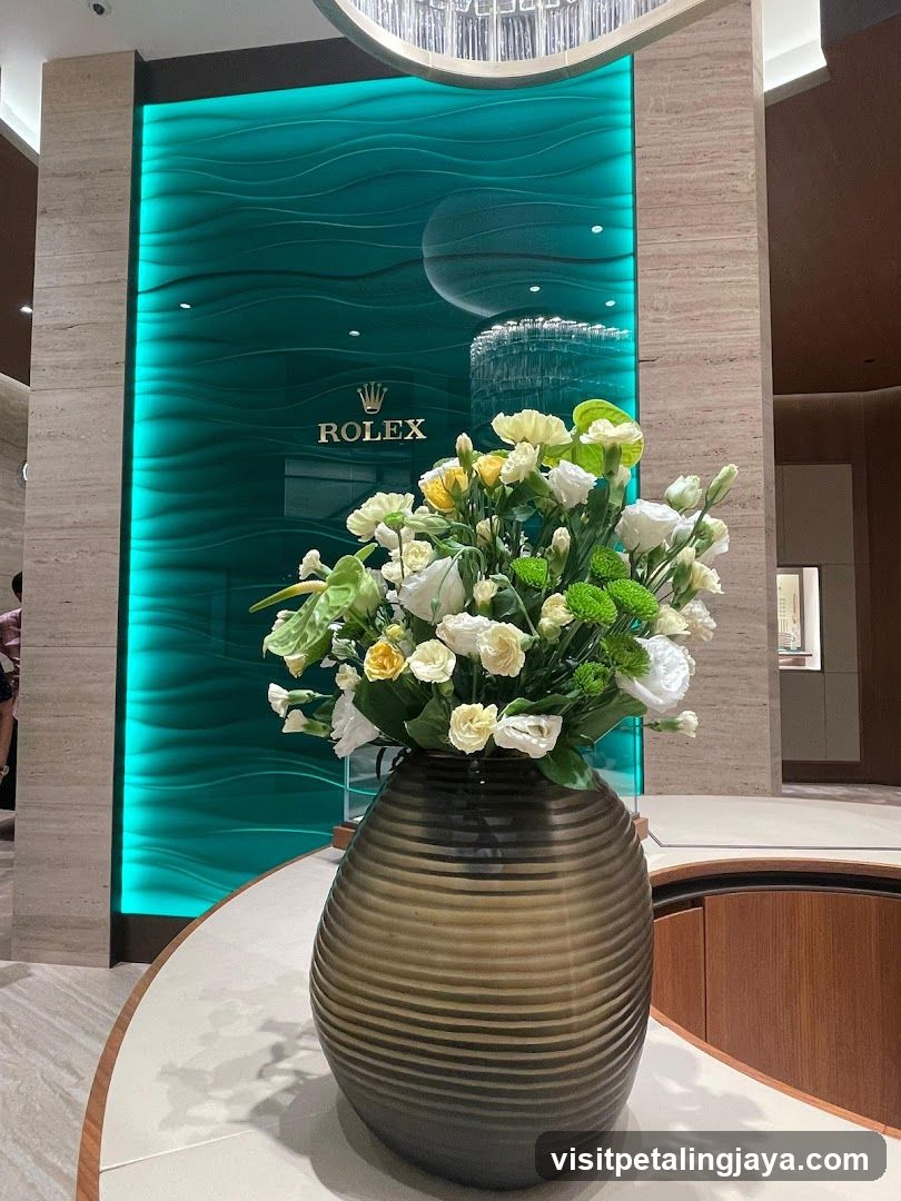 Luxury Interior with Rolex Signage