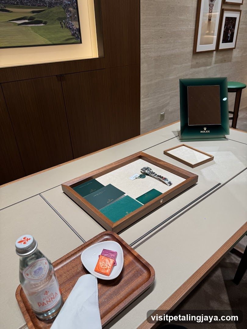 Luxury Watch Display Table