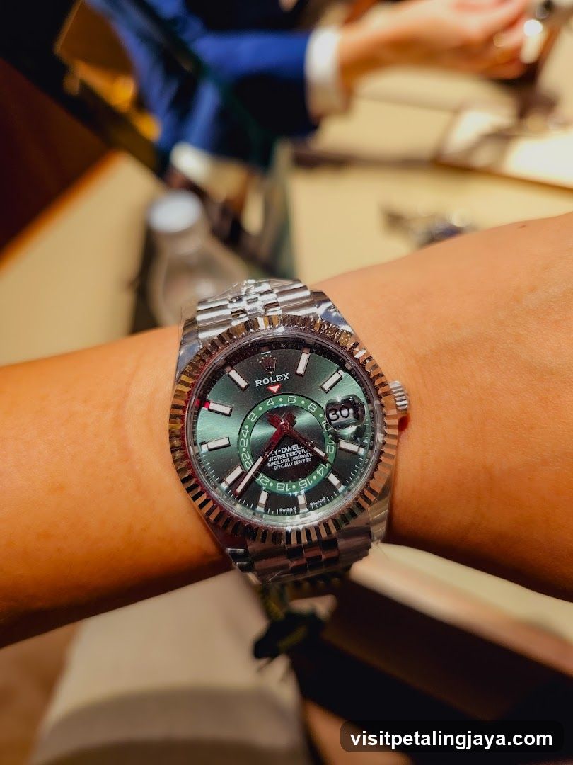 Rolex Datejust Watch on Wrist