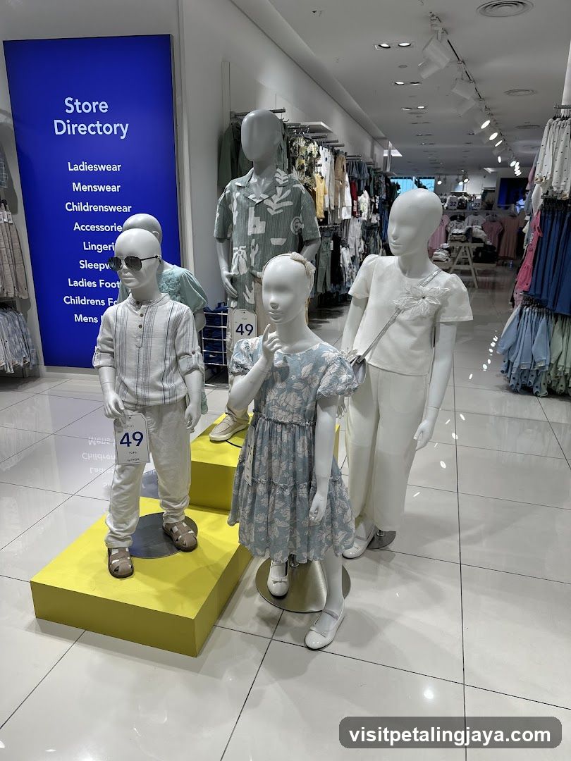 Children's Clothing Display
