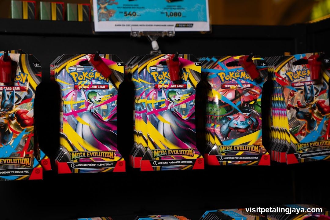 Pokemon Trading Card Game Mega Evolution Booster Packs Display