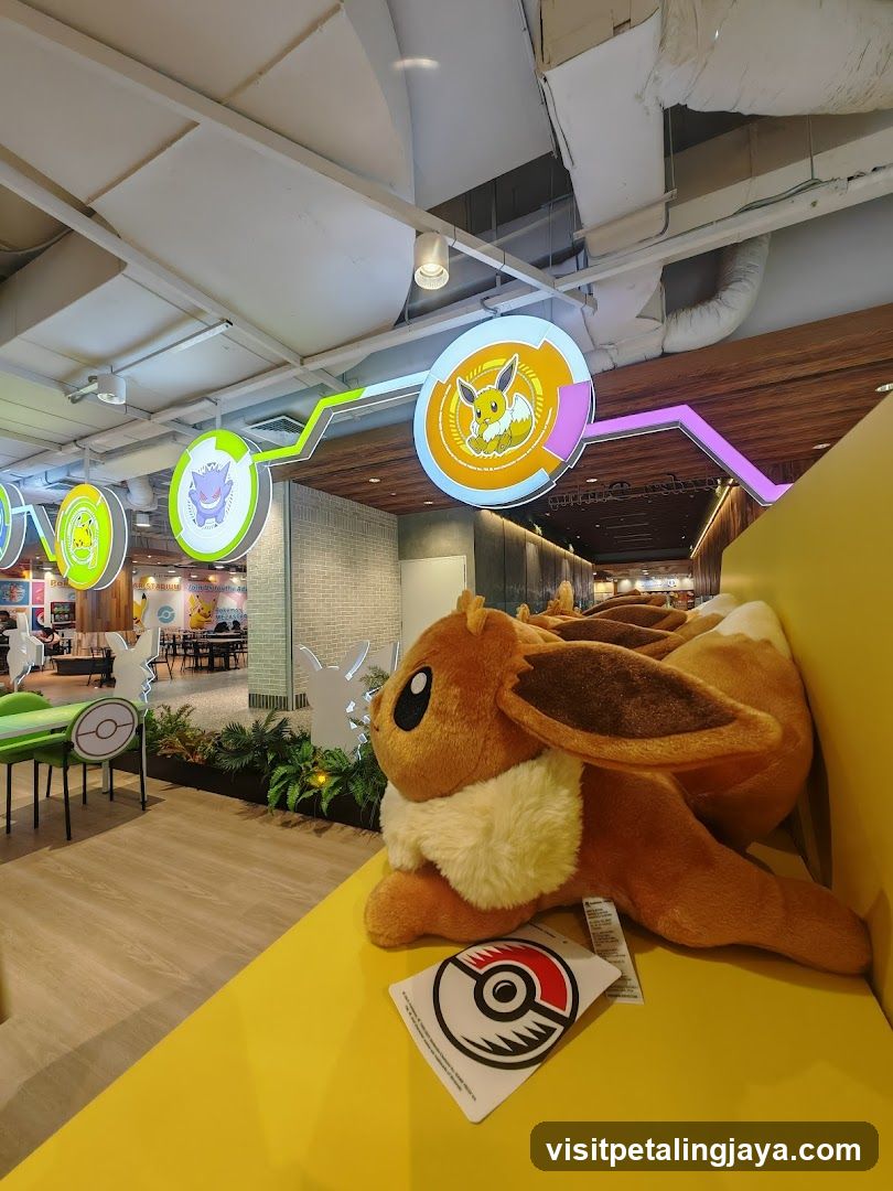 Pokemon plush toy display