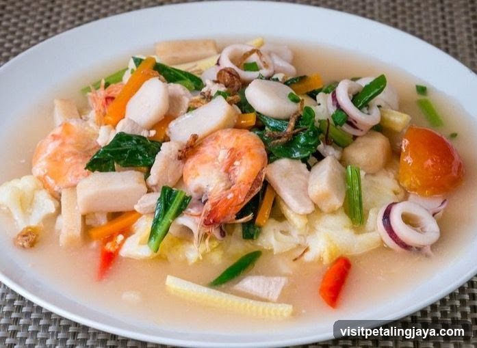 Seafood Stir Fry with Vegetables