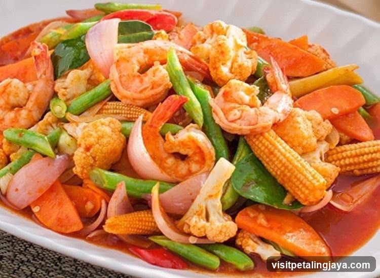 Stir-fried Shrimp and Vegetables