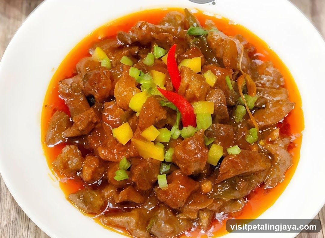 Stir-fried Meat with Peppers and Onions