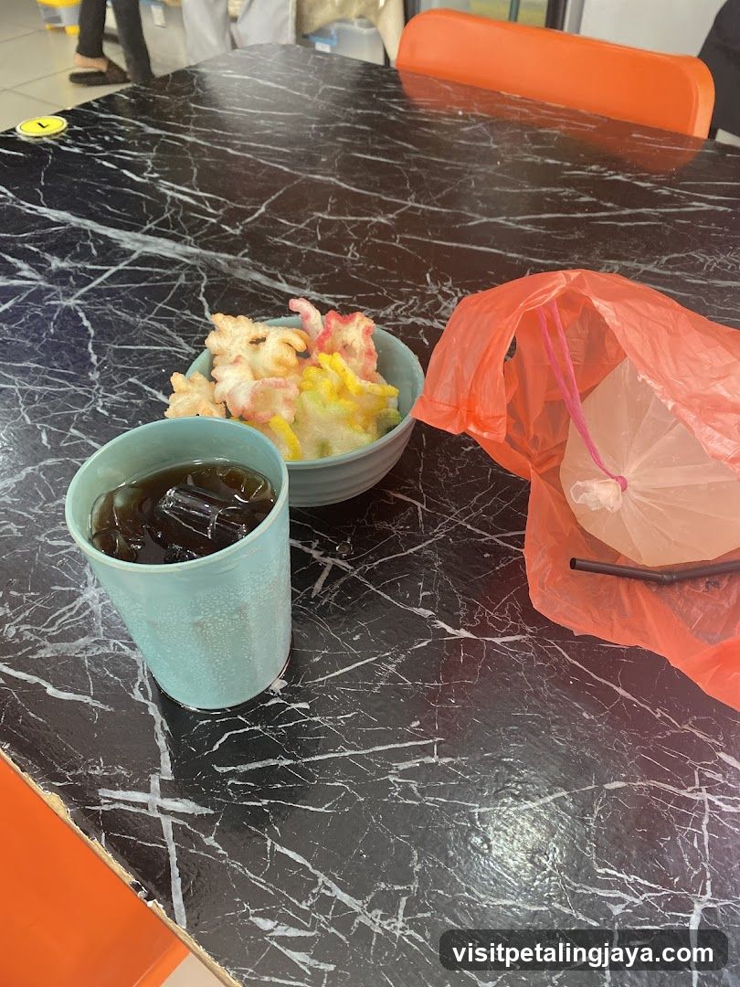 Food on a table