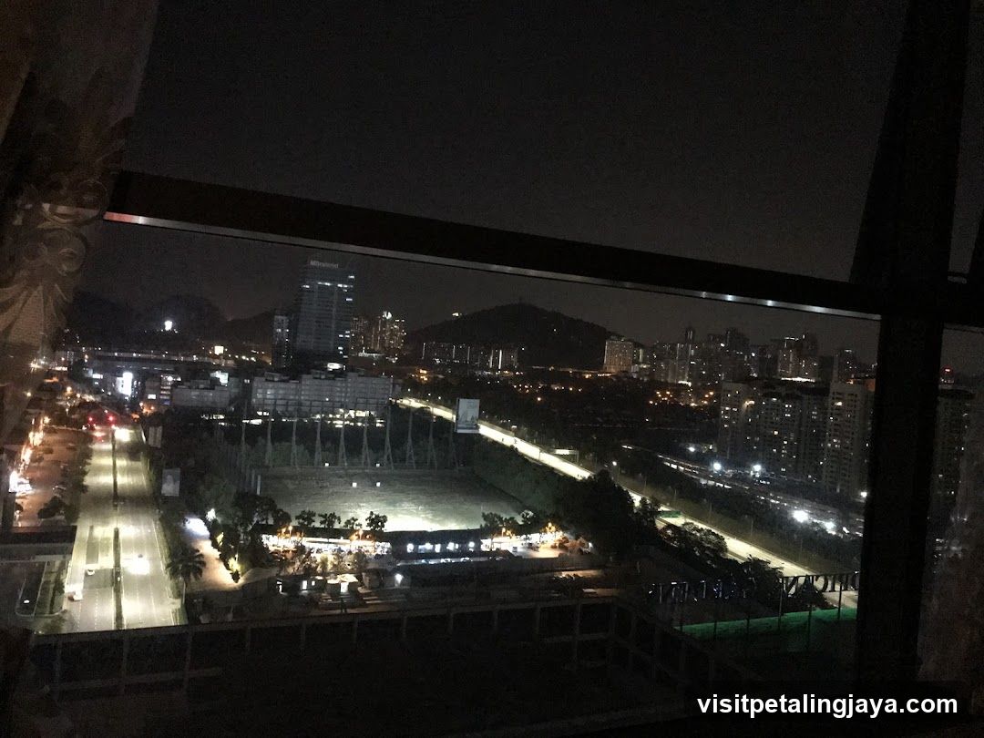 Night City View from Window