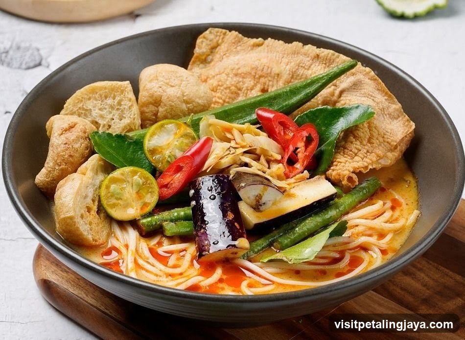 Spicy Noodle Bowl with Vegetables and Tofu