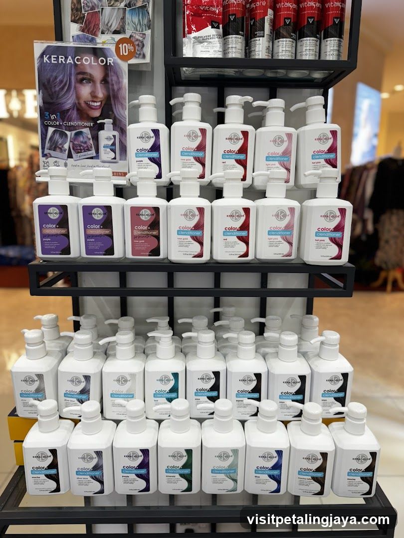 Keracolor Hair Care Display