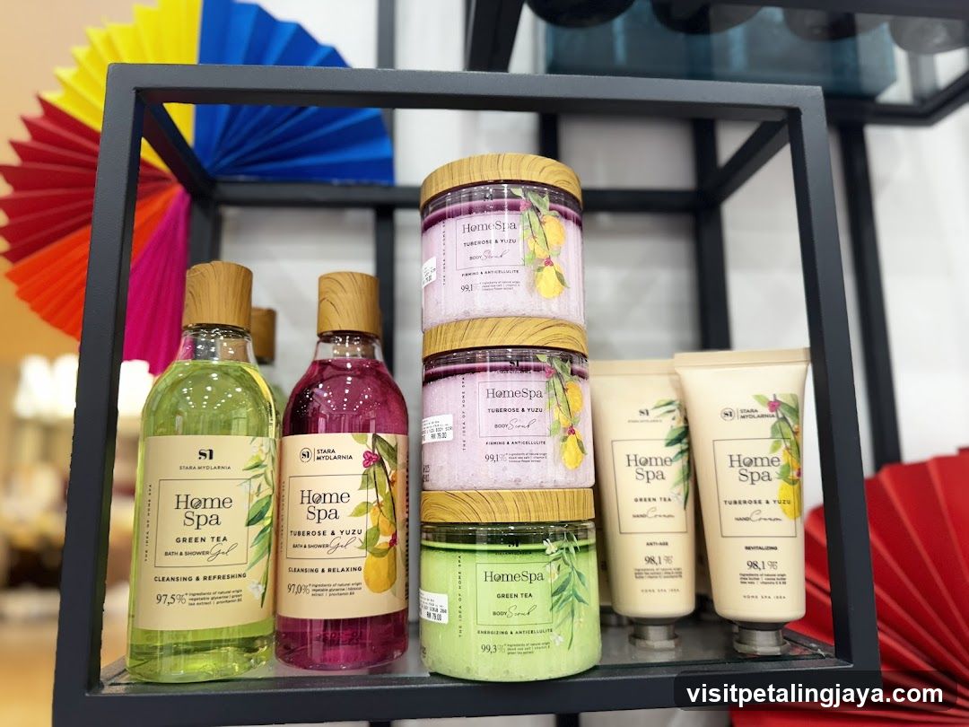 Home Spa Products Display