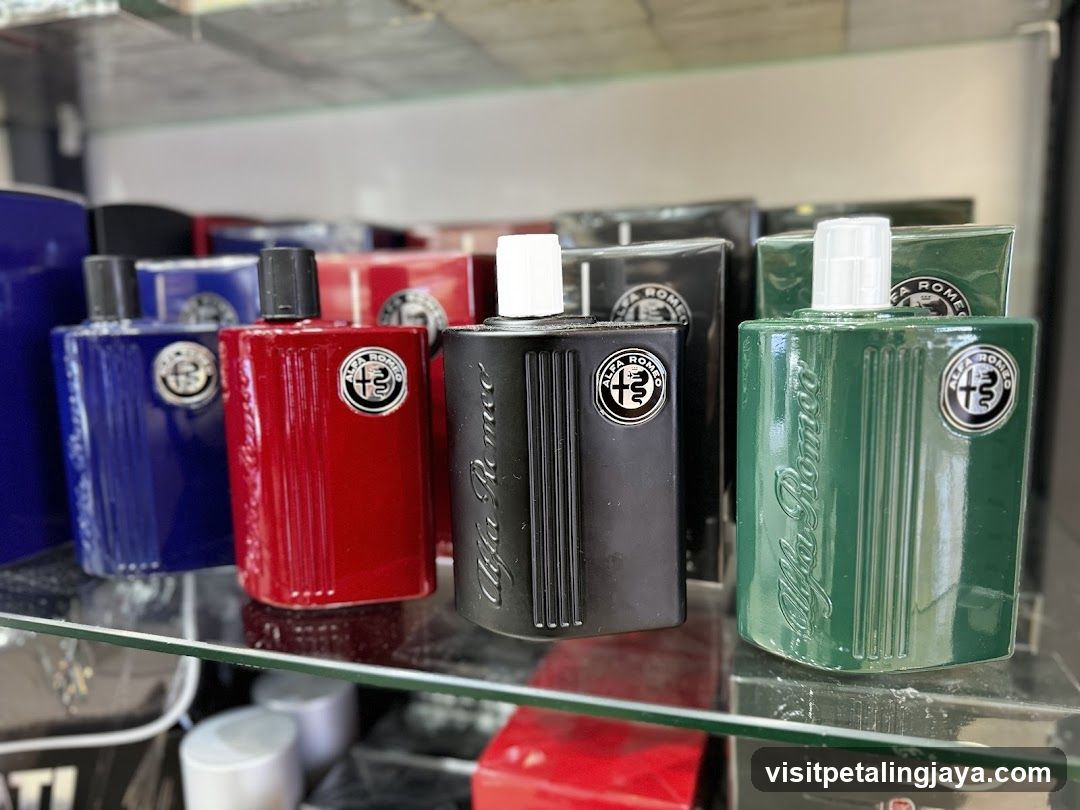 Alfa Romeo Perfume Display