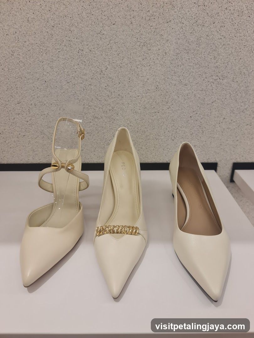 Cream Heels Display