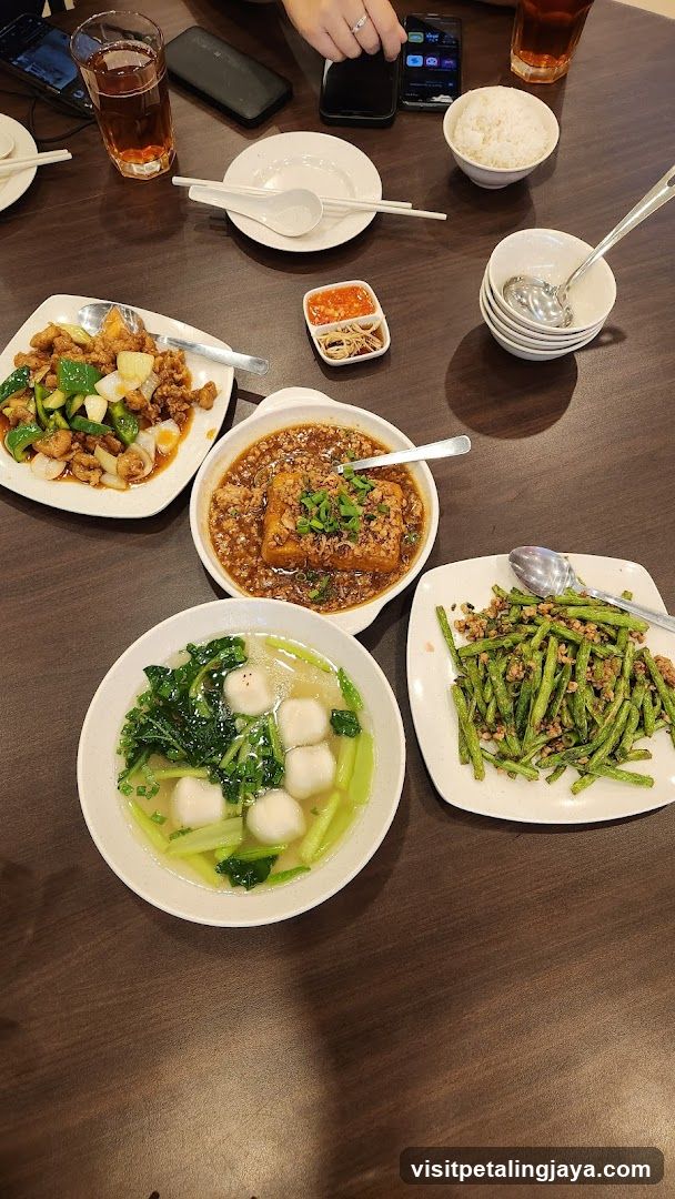 Dining Table with Chinese Dishes
