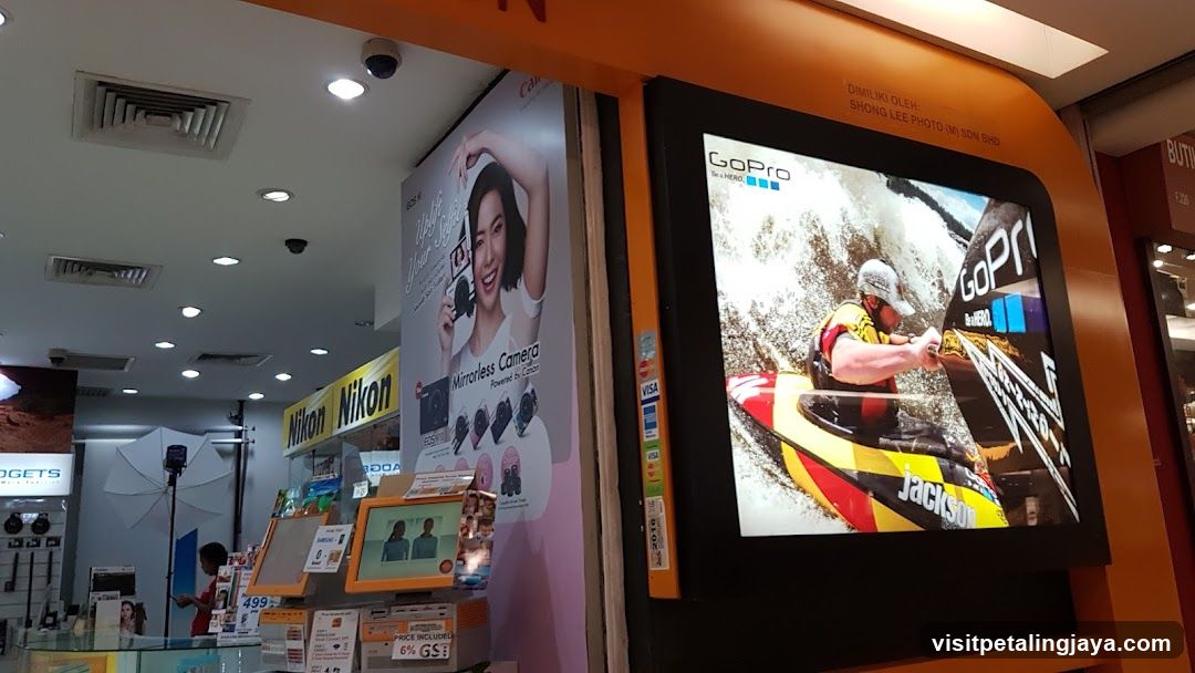 Camera Store Interior and Display