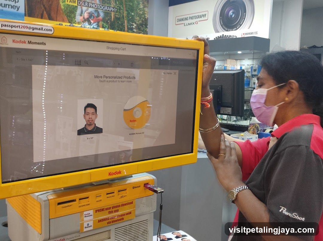Kodak Moments kiosk in store