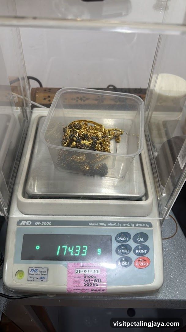 Gold Jewelry Weighing