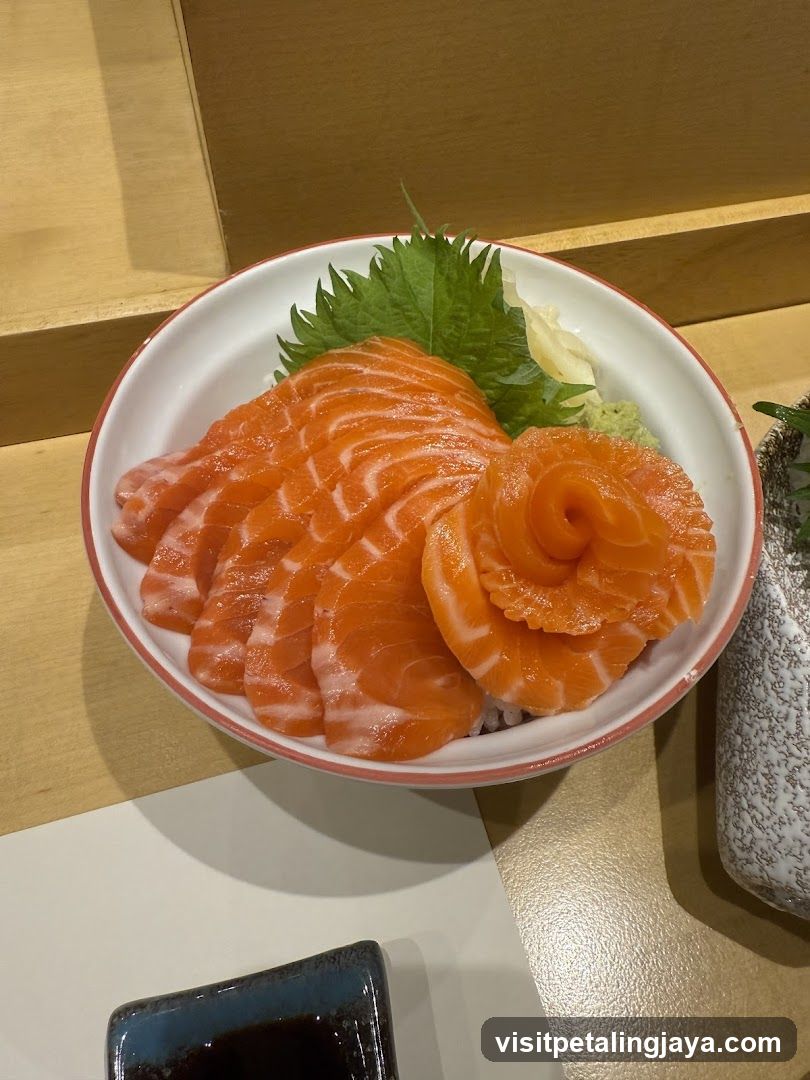 Salmon Sashimi Bowl