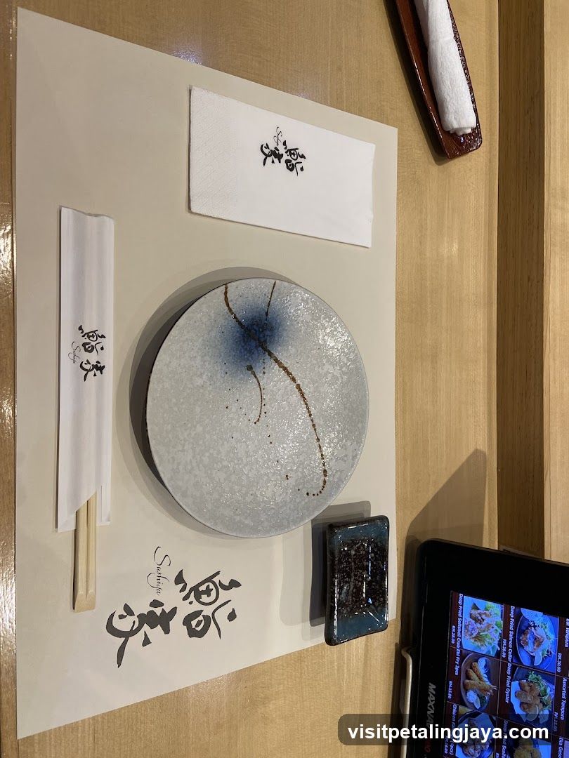 Sushi Table Setting