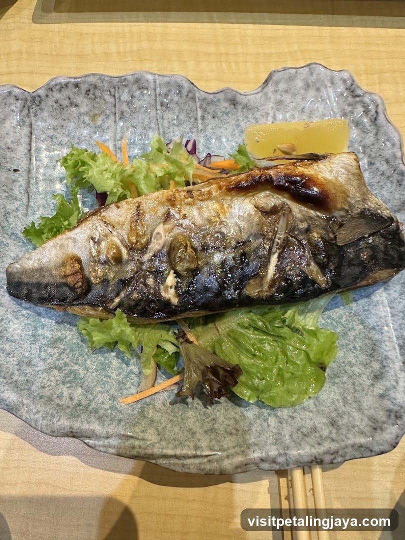 Grilled Fish with Salad